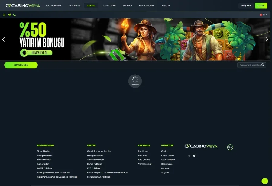 Casino Voya ekran görüntüsü